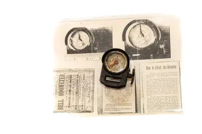 Antieke Amerikaanse odometer Davis, Stebbins & – kavel bij Auctim