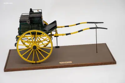 Gedetailleerd schaalmodel 'Tandem Cart' door – kavel bij Auctim