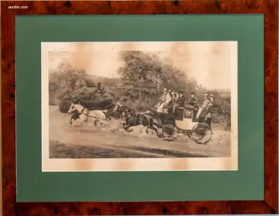 Paar 19e-Eeuwse Engelse Gravures H. Whittaker – kavel bij Auctim