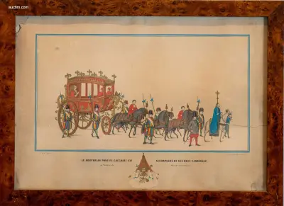 Verzameling van 4 Antieke Prenten en Gravures – kavel bij Auctim