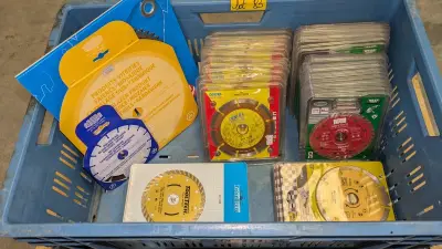 Een set diamantschijven – kavel bij Auctionline, Anderlecht