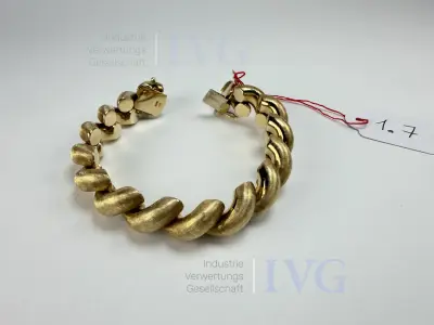 Armband satiniert (585 GG) – kavel bij IVG, Kirchlengern