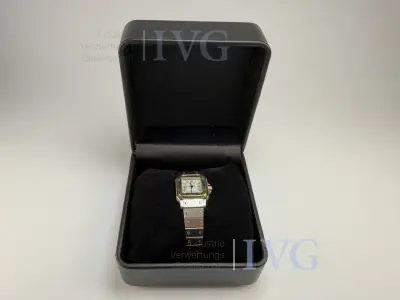 Cartier Santos Damenarmbanduhr – kavel bij IVG, Kirchlengern