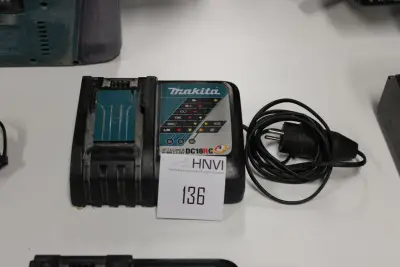 Acculader MAKITA DC18RC – kavel bij HNVI, 's-Hertogenbosch