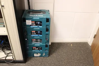 Vijf gereedschapskoffers MAKTIA – kavel bij HNVI, 's-Hertogenbosch