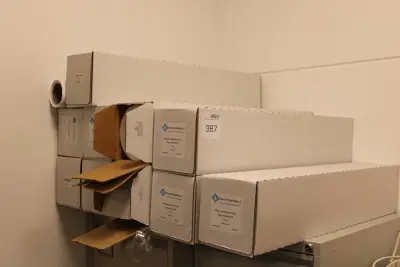 Tien rollen plotterpapier A0 – kavel bij HNVI, 's-Hertogenbosch