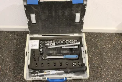 Ratelset GEDORE incompleet, incl. momentsleutel in kunststoffen koffer – kavel bij HNVI, 's-Hertogenbosch