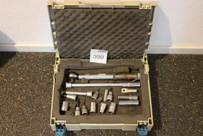 Ratelset GEDORE incompleet, incl. momentsleutel in kunststoffen koffer – kavel bij HNVI, 's-Hertogenbosch