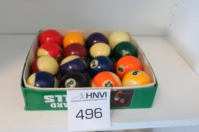 Poolbiljart ballenset – kavel bij HNVI, 's-Hertogenbosch