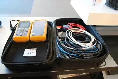 Netwerkkabelcertificeringstester FLUKE DTX-1800 met bijbehorende smart remote in koffer – kavel bij HNVI, 's-Hertogenbosch