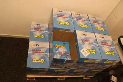 Dertien dozen met a4 printpapier – kavel bij HNVI, 's-Hertogenbosch