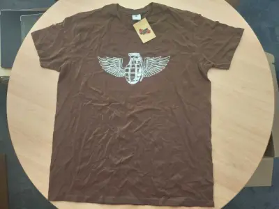 1 T-Shirt, Marke B&C, Größe XL, braun mit Print – kavel bij Zoll-Auktion, Isernhagen
