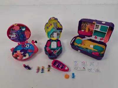 Polly Pocket: lot – kavel bij De Kringwinkel, Waardamme