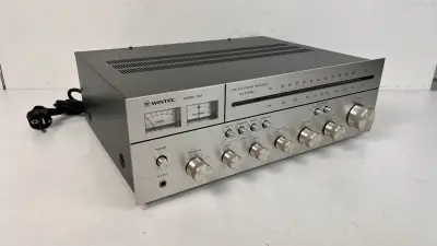 Zeldzame Vintage Wintec Model 555 AM/FM Stereo Receiver – Prachtige Jaren '70 Klassieker! – kavel bij De Kringwinkel, Waardamme