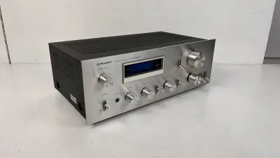 Schitterende Pioneer SA-608 Blue Line Stereo Versterker – Iconische Vintage Hifi Topklasse! – kavel bij De Kringwinkel, Waardamme