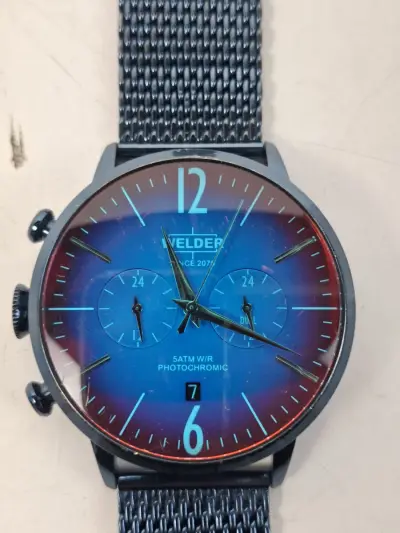 Uniek Welder Moody WWRC414 Herenhorloge – Met Magisch meekleurend Glas! – kavel bij De Kringwinkel, Waardamme
