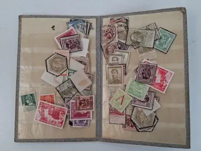 Oude Belgische postzegels – kavel bij De Kringwinkel, Waardamme