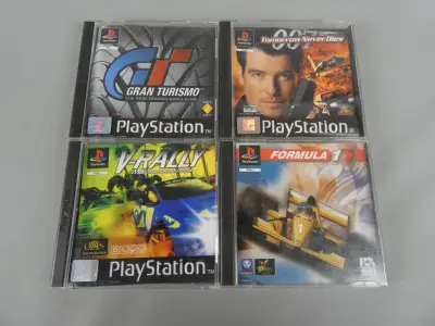 4 Playstation 1 spellen – kavel bij De Kringwinkel, Diest