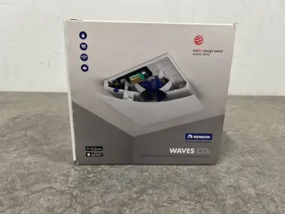 Renson ventilator met vocht en CO2 sensor ø100mm Waves – kavel bij XL Auctions