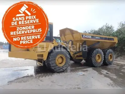 REF: Sambreville 1 - Caterpillar gelede kiepwagen D400EII – kavel bij Auctelia, Sambreville
