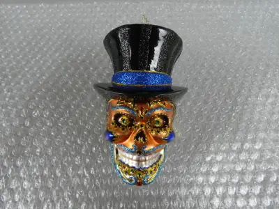 Kerstbal Mr Dead Christopher Radko – kavel bij De Kringwinkel, Diest