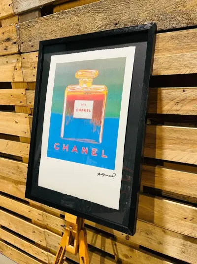 Offset-lithografie, Andy Warhol, Chanel No°5, (gesigneerd met certificaat) – kavel bij Onlineveilingmeester, Groningen
