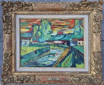 Schilderij, Expressionisme, Johan, +/- 1930 – kavel bij Onlineveilingmeester, Groningen