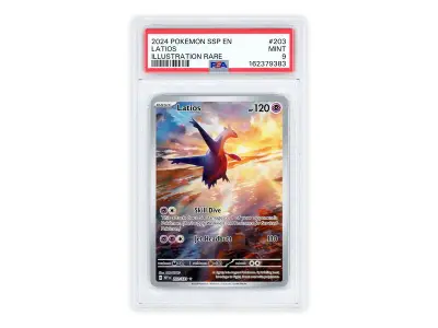 Latios #203/191, Pokémon, Surging Sparks, PSA 9 (MINT) – kavel bij Onlineveilingmeester, Groningen
