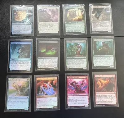 Ca. 250x Glimmende (foil) Magic The Gathering kaarten – kavel bij Onlineveilingmeester, Groningen