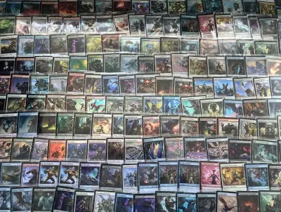 Ca. 250x Speciale glimmende (foil) Magic The Gathering kaarten – kavel bij Onlineveilingmeester, Groningen