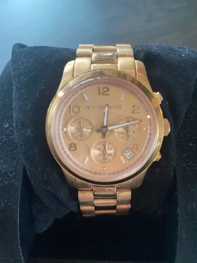Horloge, Michael Kors, MK 5128 Runway Dames, Rose gold kleurig, 2017 – kavel bij Onlineveilingmeester, Groningen