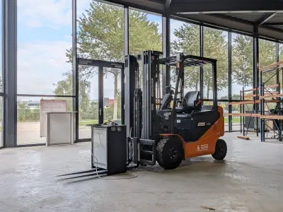 Elektrische heftruck, DOOSAN, B25NS, 2018, (incl. acculader) – kavel bij Onlineveilingmeester, Heerenveen