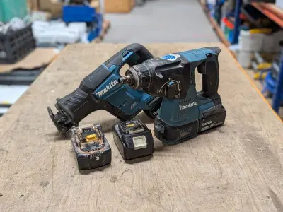 Accu-combihamer en reciprozaag, Makita, incl. accu's – kavel bij Onlineveilingmeester, Heerenveen