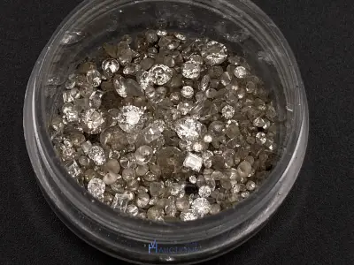 Partij diamant en cubic zirconia – 3,85 karaat – kavel bij VH Auctions