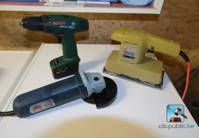 Set elektrisch gereedschap – kavel bij Clicpublic, Nivelles
