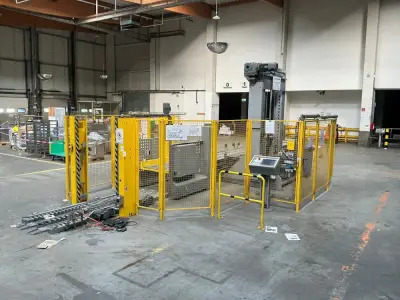 2015 Langhammer Palettenverdoppler PAV 62 pallet stacking station – kavel bij Dome Auctions, Neuss
