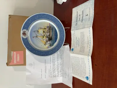 The Franklin Mint Schip wandbord "Amsterdam" – kavel bij GSD Auctions, Zoeterwoude