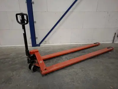 Palletwagen met lange lepels BT, LHM230, bouwjaar 2005 – kavel bij Onlineveilingmeester, Hoogeveen