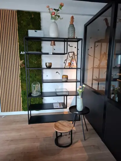 Wandmeubel met 2x bijzettafel – kavel bij Onlineveilingmeester, Hoogeveen