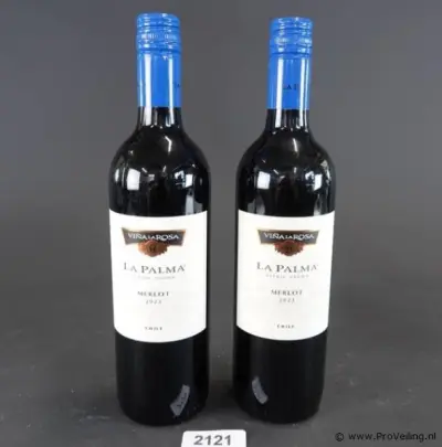2 flessen La Palma Merlot 2023 – kavel bij ProVeiling, Wageningen