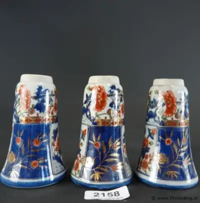 3 Japans Imari vaasjes – kavel bij ProVeiling