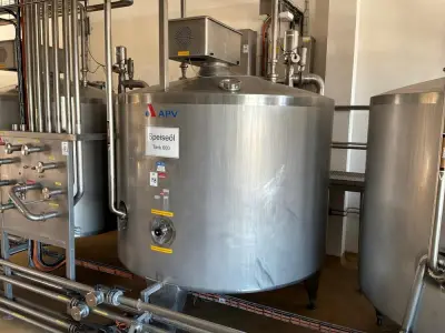APV S/S storage tank 5.000L – kavel bij Dome Auctions, Neuss