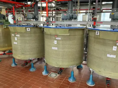 1999 Fiberdur-Vanck Mixing tank – kavel bij Dome Auctions, Neuss