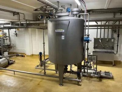 TNE S/S storage tank 2.000L – kavel bij Dome Auctions, Neuss