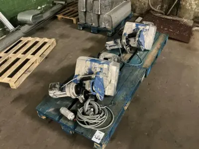 Abus GM 6 2000.5-2 Chain hoist 2t (2x) – kavel bij Dome Auctions, Neuss