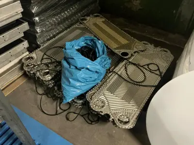 Plate heat exchanger plates – kavel bij Dome Auctions, Neuss
