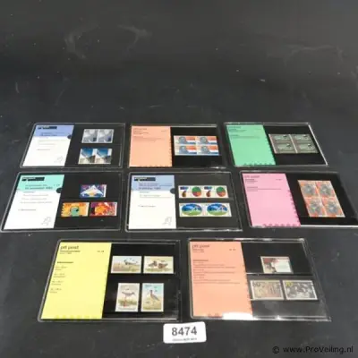 Verzameling Nederlandse PTT Post-mapjes en jaar- of herdenkingsuitgiften van postzegels uit de jaren 80 en 90 – kavel bij ProVeiling