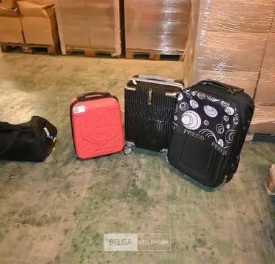 4 x reiskoffer / handbagage op wielen – kavel bij Belga Veilingen