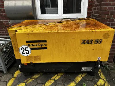 Compressor Atlas Copco XAS 56 – kavel bij NetBid, Harburg