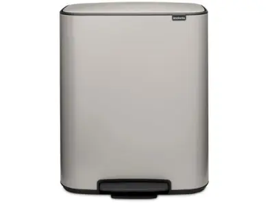 Brabantia Bo Prullenbak - 60 liter - 1 vak - Soft Grey – kavel bij XL Auctions